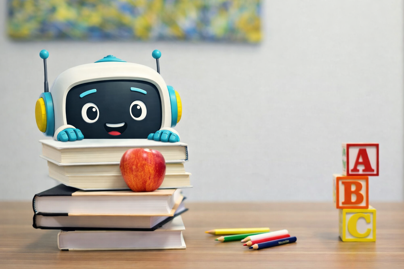 Robô educativo ilustrado